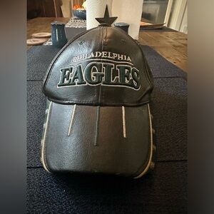 Leather Philadelphia Eagles hat
